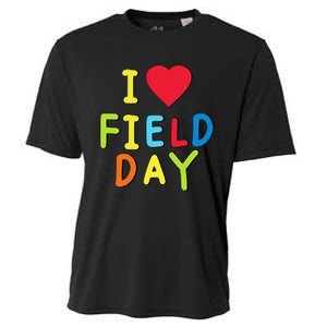 I Love School Field Day Cooling Performance Crew T-Shirt