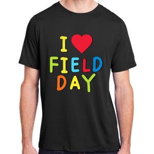 I Love School Field Day Adult ChromaSoft Performance T-Shirt