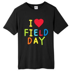 I Love School Field Day Tall Fusion ChromaSoft Performance T-Shirt