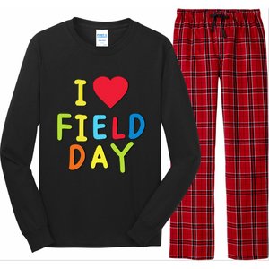 I Love School Field Day Long Sleeve Pajama Set