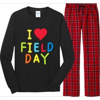 I Love School Field Day Long Sleeve Pajama Set