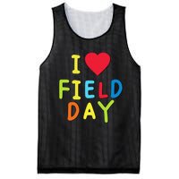 I Love School Field Day Mesh Reversible Basketball Jersey Tank