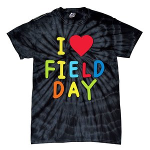 I Love School Field Day Tie-Dye T-Shirt