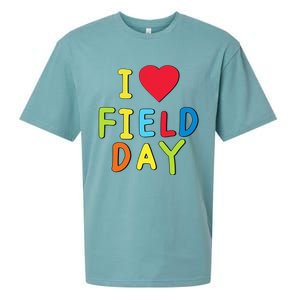 I Love School Field Day Sueded Cloud Jersey T-Shirt