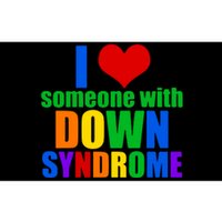 I Love Someone With Down Syndrome Gift Bumper Sticker