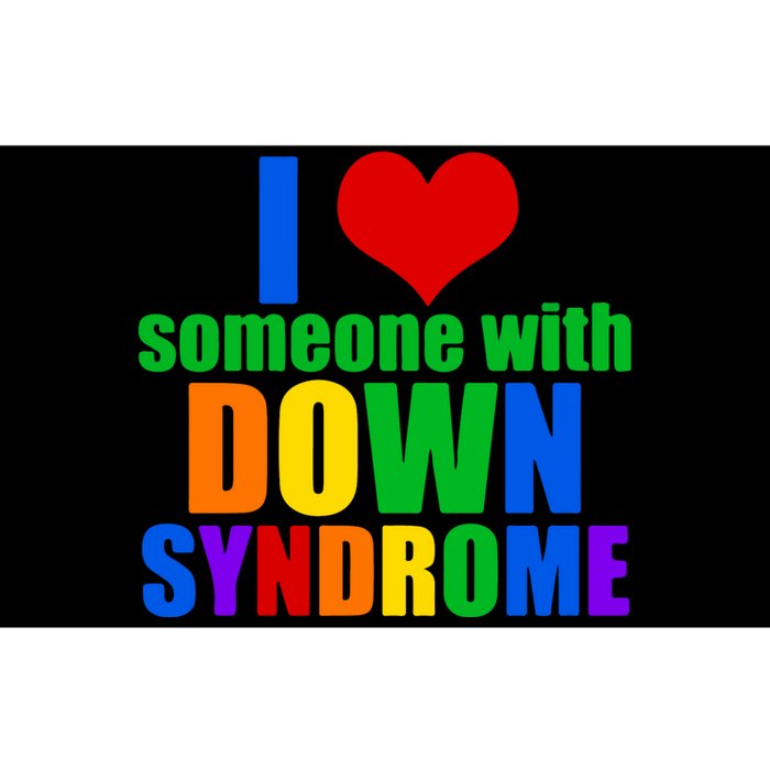 I Love Someone With Down Syndrome Gift Bumper Sticker