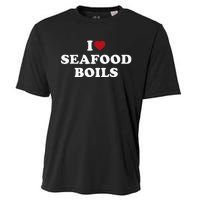 I Love Seafood Boils Cooling Performance Crew T-Shirt