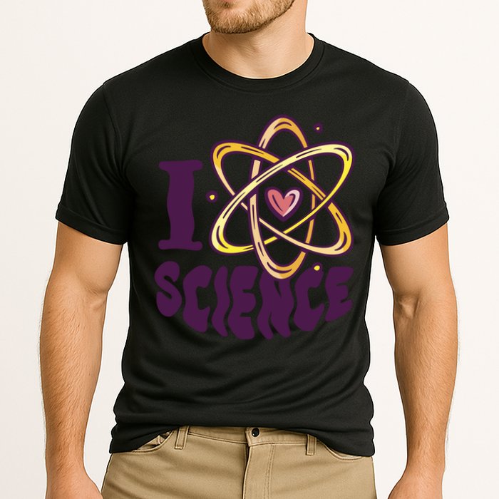 I Love Science Cooling Performance Crew T-Shirt