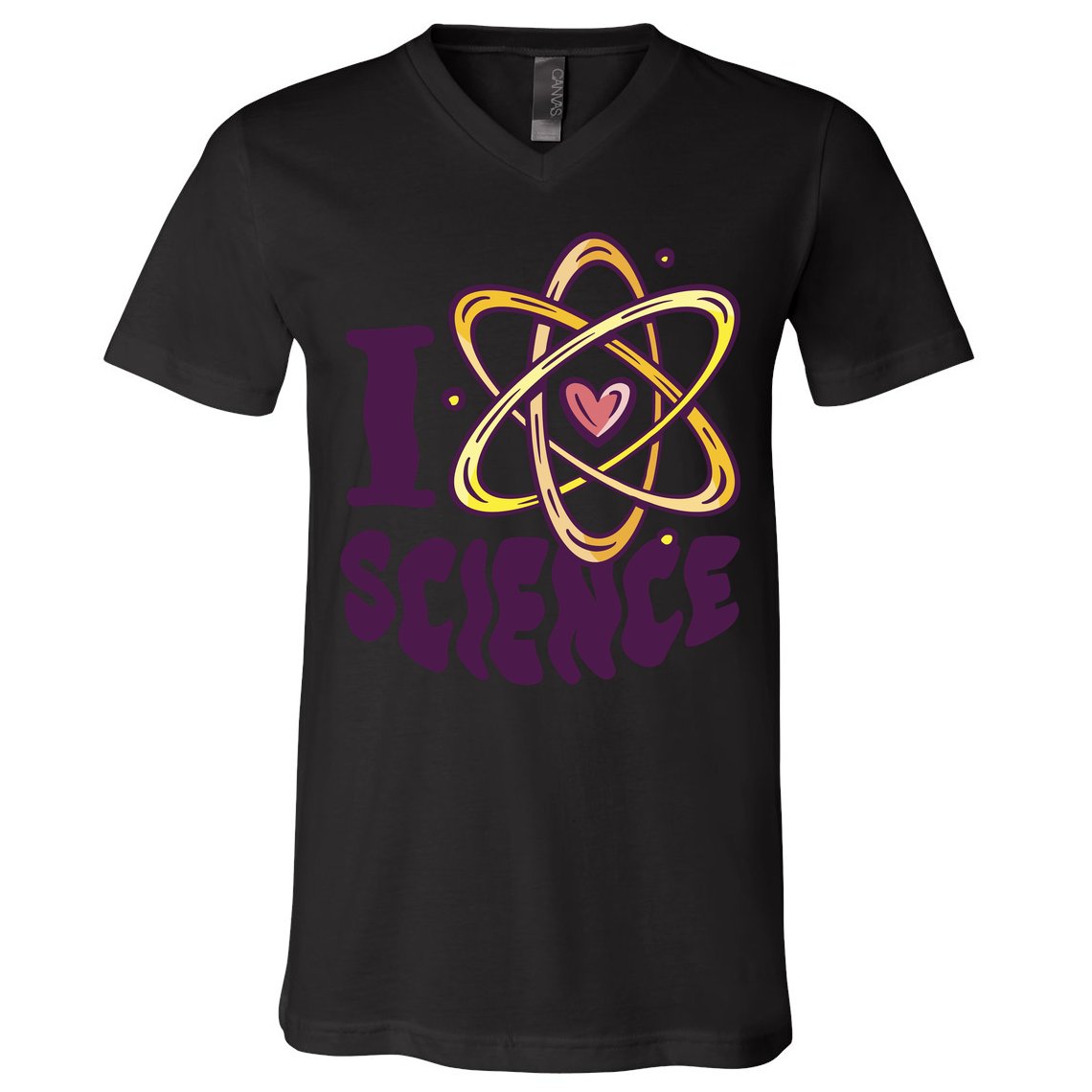I Love Science V-Neck T-Shirt