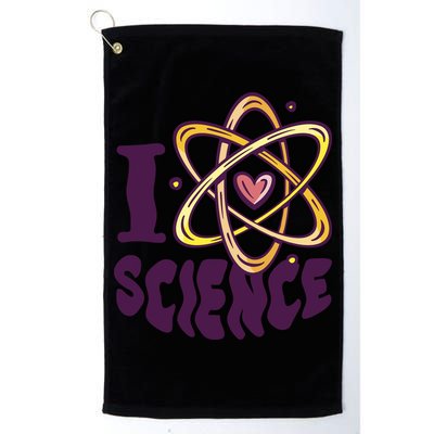 I Love Science Golf Towel