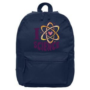 I Love Science 16 in Basic Backpack