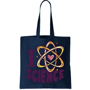 I Love Science Tote Bag