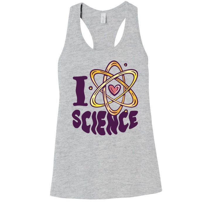 I Love Science Women's Racerback Tank