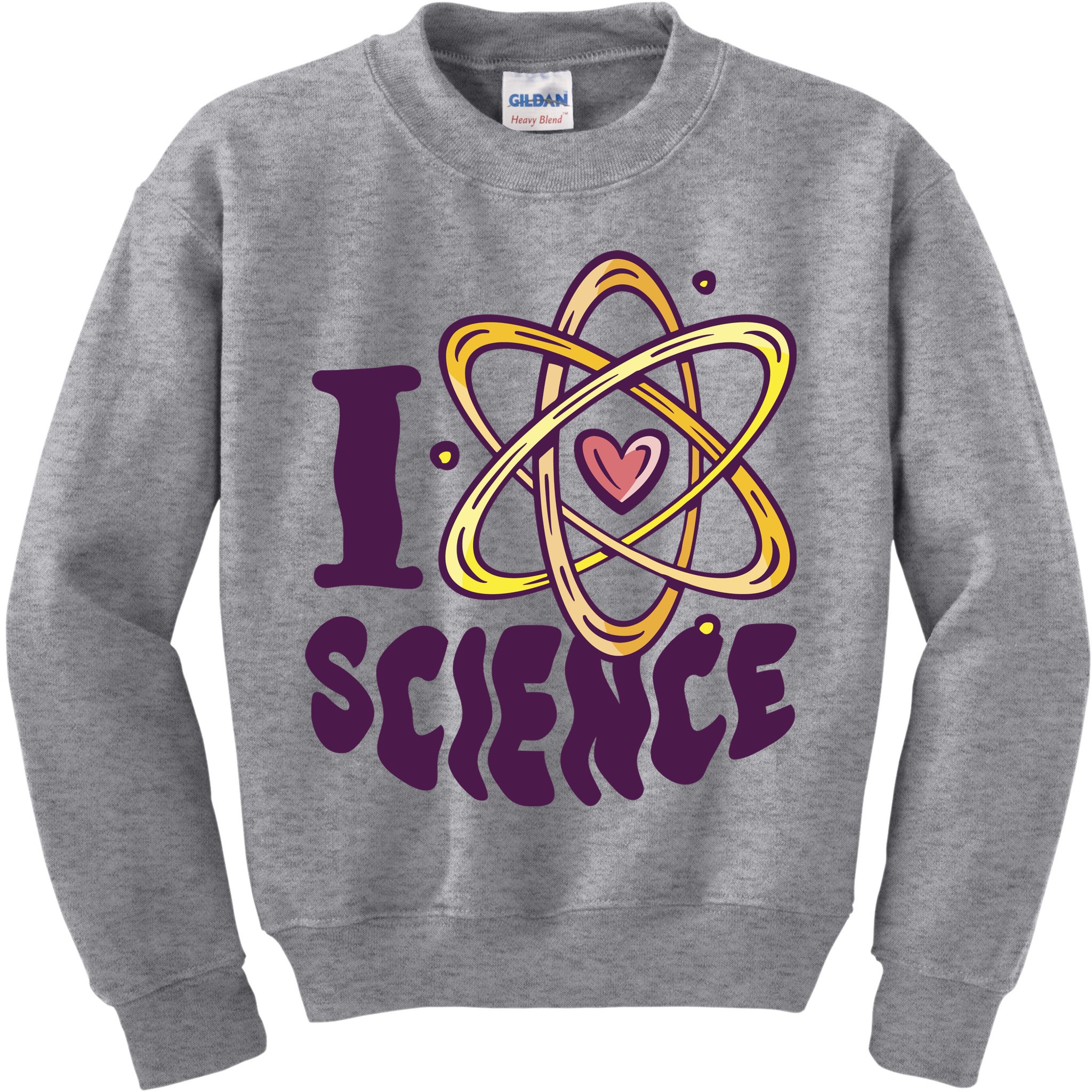 I Love Science Kids Sweatshirt