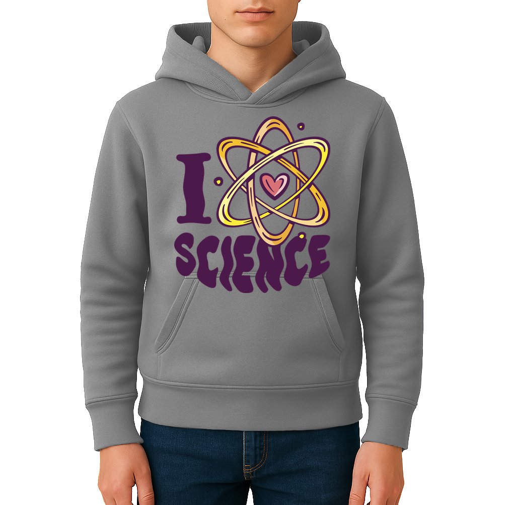 I Love Science Kids Hoodie
