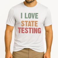 I Love State Testing Funny State Testing Day STAAR Test Day  Cooling Performance Crew T-Shirt
