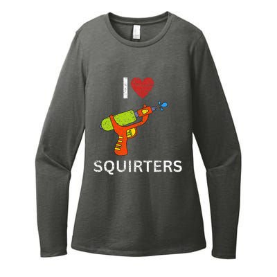 I Love Squirters Womens CVC Long Sleeve Shirt