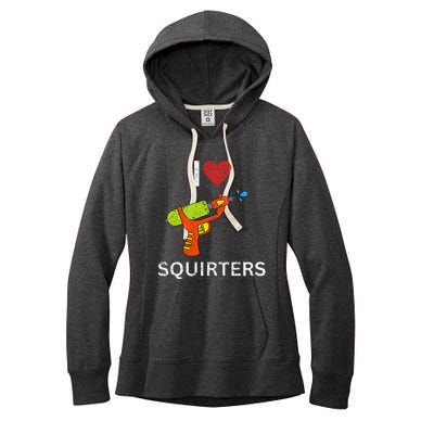 I Love Squirters Women's Fleece Hoodie