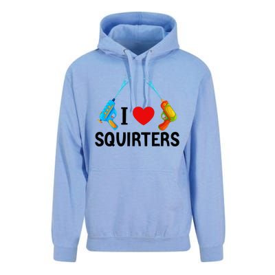 I Love Squirters Unisex Surf Hoodie