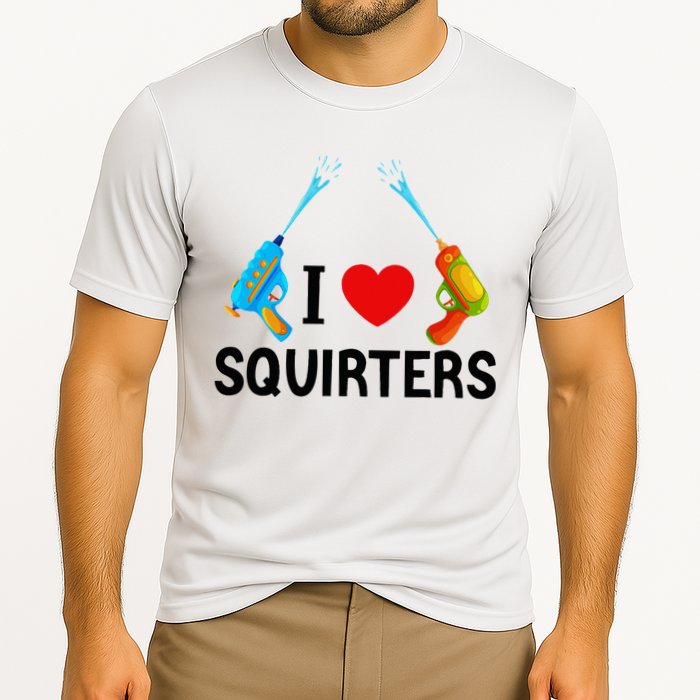 I Love Squirters Cooling Performance Crew T-Shirt