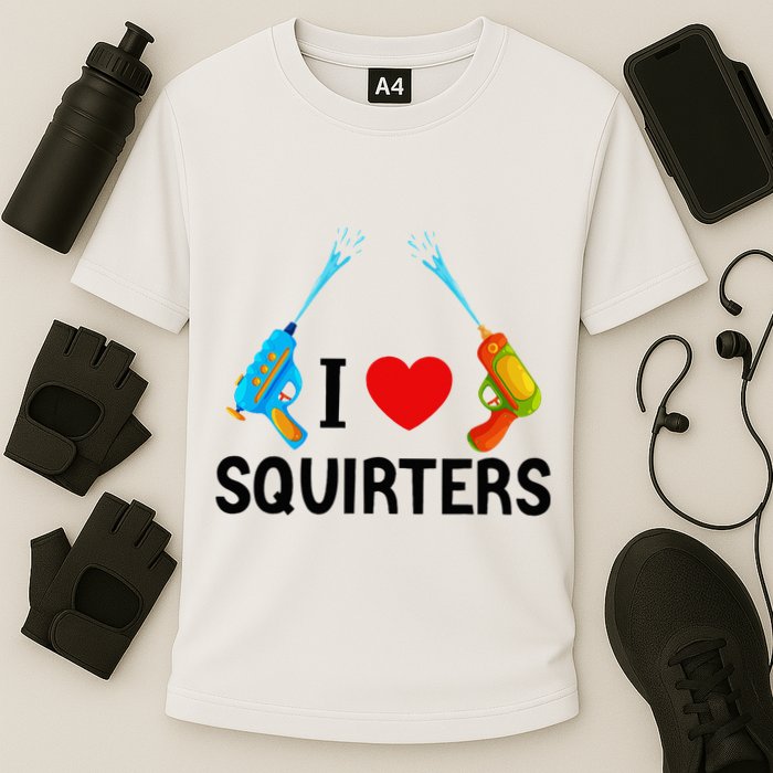 I Love Squirters Cooling Performance Crew T-Shirt