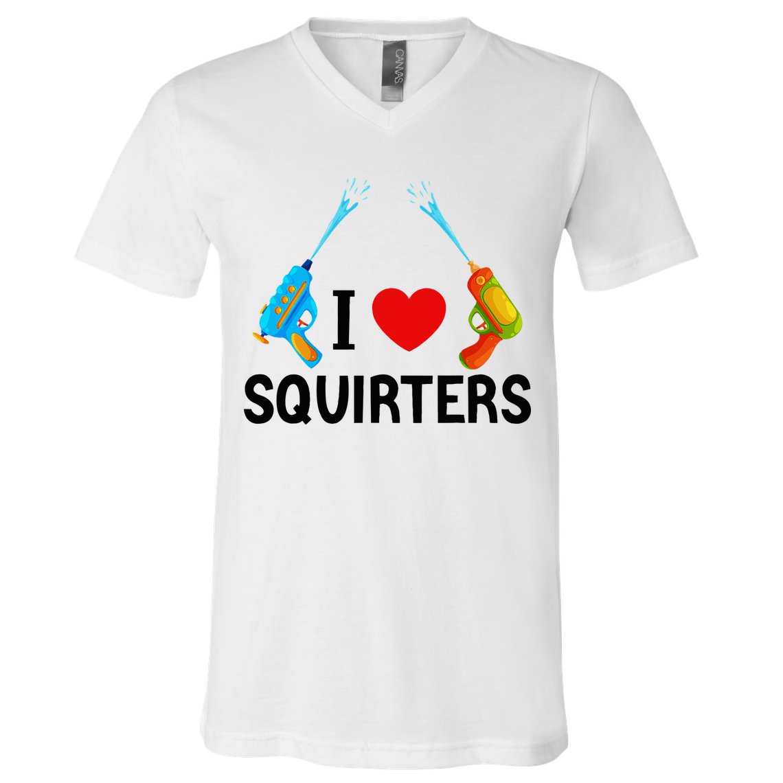 I Love Squirters V-Neck T-Shirt