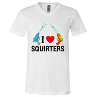 I Love Squirters V-Neck T-Shirt