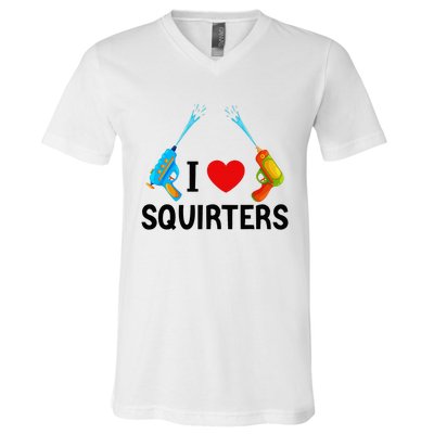 I Love Squirters V-Neck T-Shirt