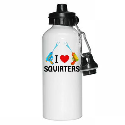 I Love Squirters Aluminum Water Bottle 