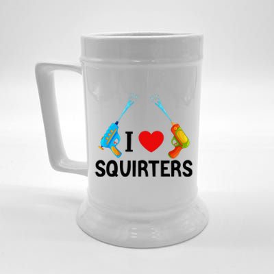 I Love Squirters Beer Stein