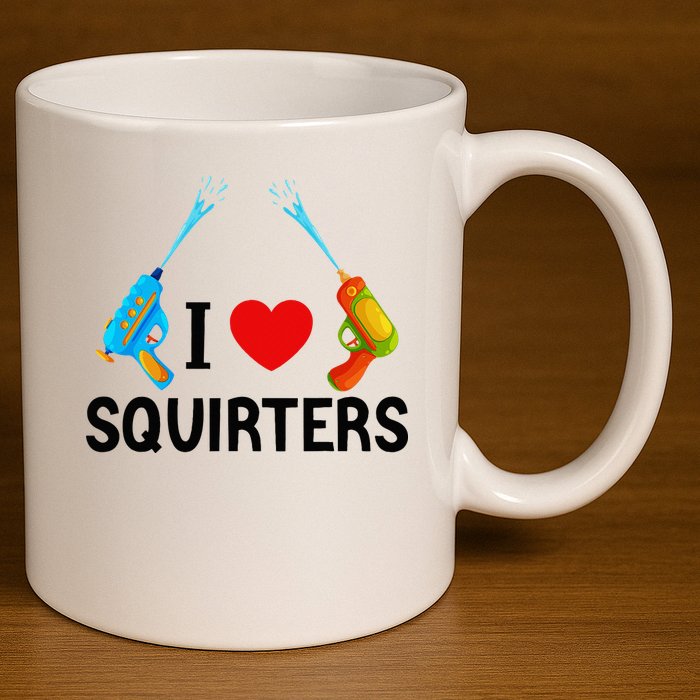 I Love Squirters 11oz C Handle Ceramic Mug