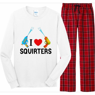 I Love Squirters Long Sleeve Pajama Set