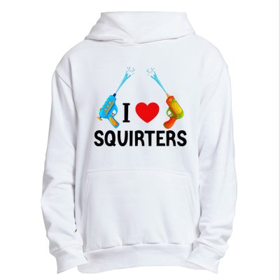 I Love Squirters Urban Pullover Hoodie