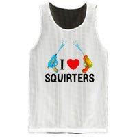 I Love Squirters Mesh Reversible Basketball Jersey Tank