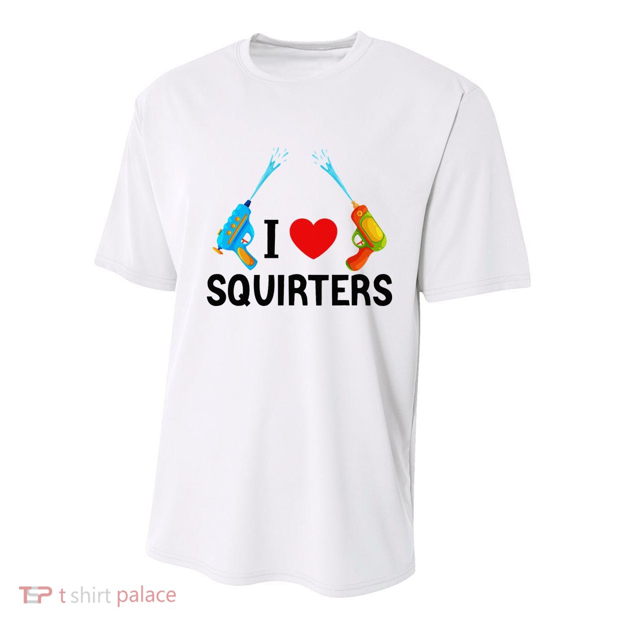 I Love Squirters Youth Performance Sprint T-Shirt