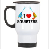 I Love Squirters Stainless Steel Travel Mug