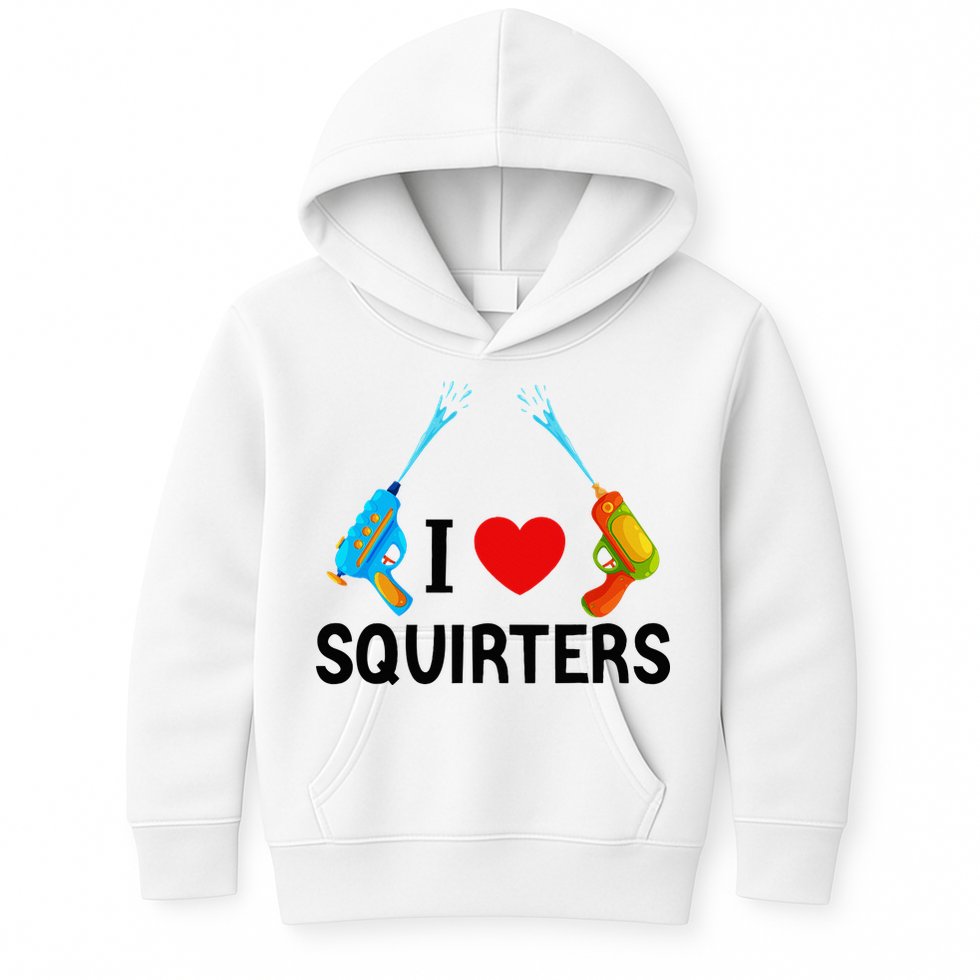 I Love Squirters Kids Hoodie