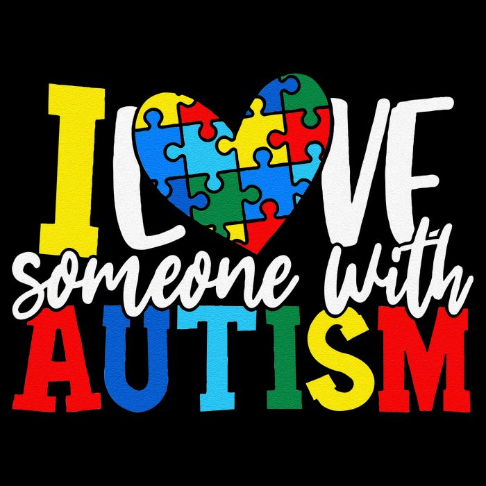 I Love Someone With Autism Autistic Awareness Impact Tech Backpack