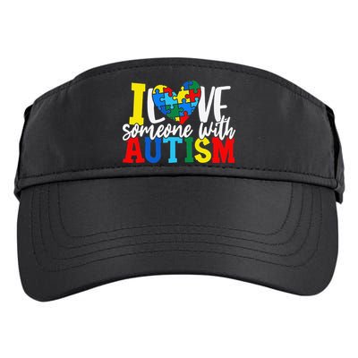 I Love Someone With Autism Autistic Awareness Adult Drive Performance Visor