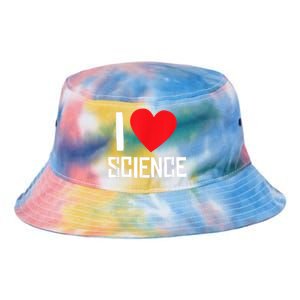 I Love Science Heart Nerd Tie Dye Newport Bucket Hat