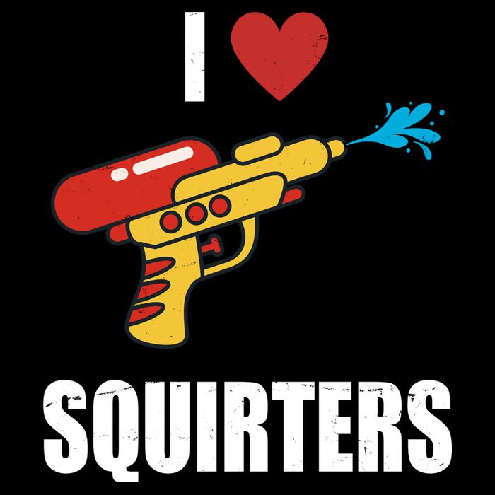 I Love Squirters Funny Water Gun Tie-Dye Long Sleeve Shirt