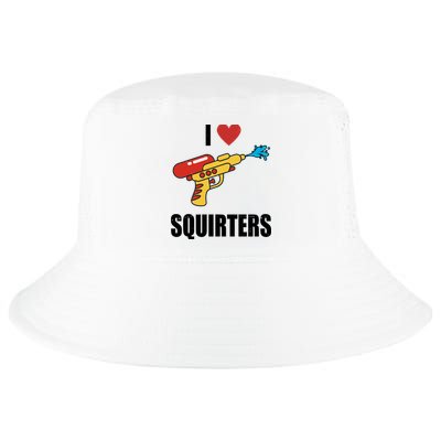 I Love Squirters Funny Water Gun Cool Comfort Performance Bucket Hat