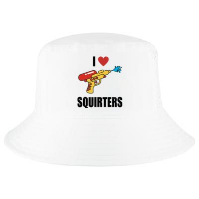 I Love Squirters Funny Water Gun Cool Comfort Performance Bucket Hat