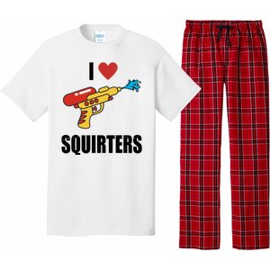 I Love Squirters Funny Water Gun Pajama Set