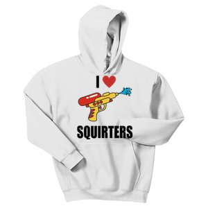 I Love Squirters Funny Water Gun Kids Hoodie