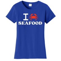 I Love Seafood Crab Shellfish National Seafood Month Gift Women's T-Shirt