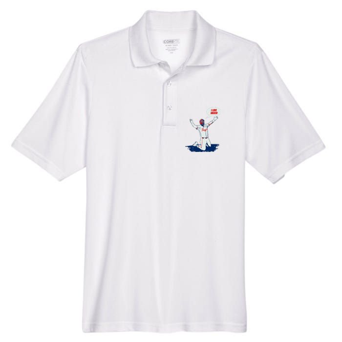 I Love Soccer Men's Origin Performance Pique Polo