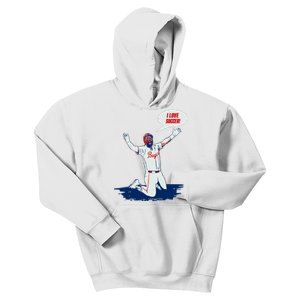 I Love Soccer Kids Hoodie