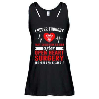 I Look So Good After Open Heart Surgery Bypass Surgery Ladies Essential Flowy Tank