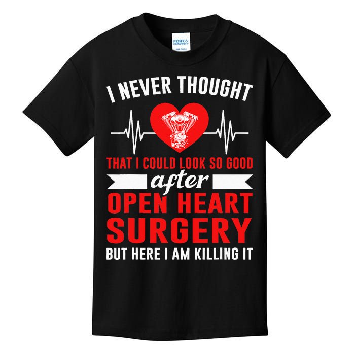 I Look So Good After Open Heart Surgery Bypass Surgery Kids T-Shirt